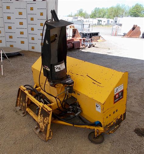 snow blower for skid steer for sale|skid steer mounted snow blower.